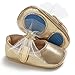 Fire Frog Baby Girls Mary Jane Shoes Stars Bow Wedding Princess Dress Costume Infant Toddlers Prewalker Gold