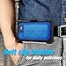 Samsung galaxy J3 Emerge Case, eSamcore J3 Luna Pro/J3 Eclipse/J3 Prime/J3 Mission/J3 2017/Express Prime 2/AMP Prime 2/Sol 2 Belt Clip Case (Blue)