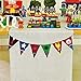 KUDES Superhero and Avengers Triangle Banners Party Supplies for Baby Shower,Children Kids First Birthday Party, Nursery Decorations and DC Justice League