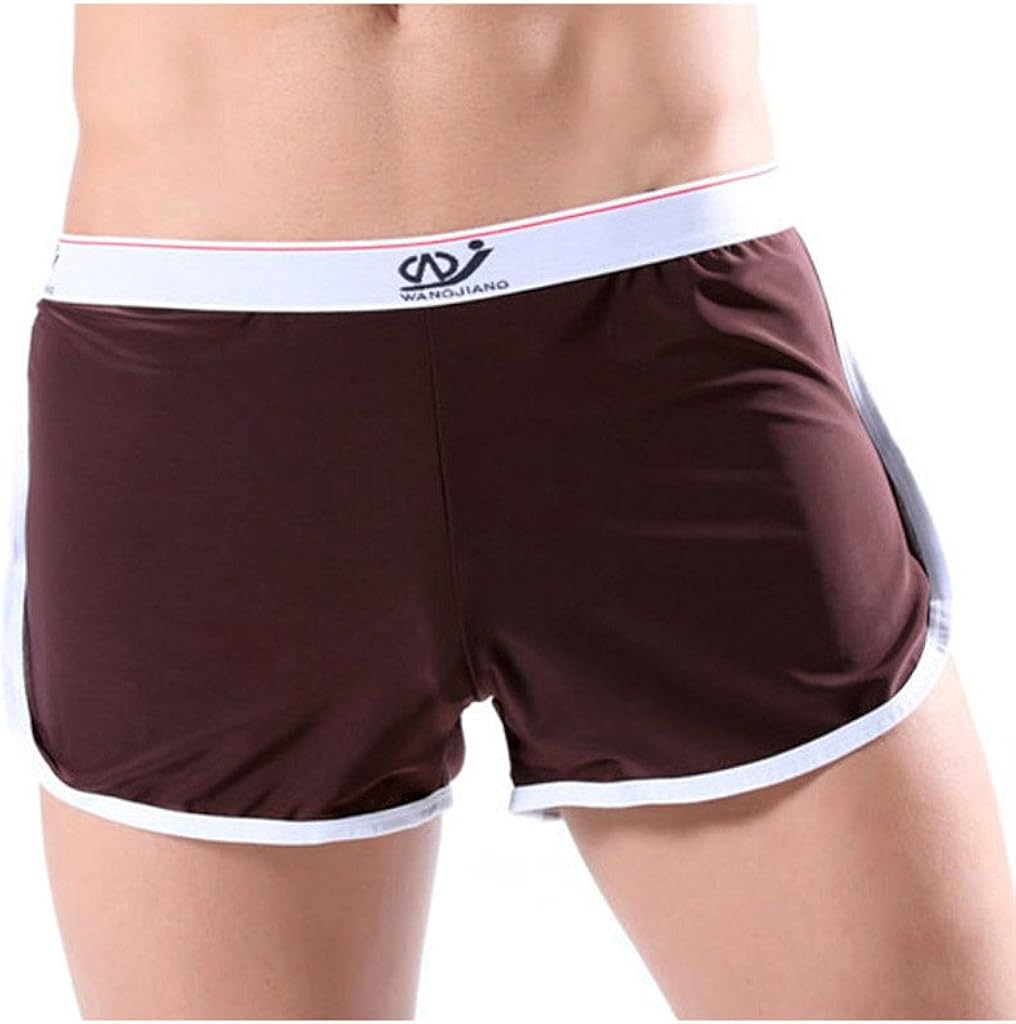 Bestgift Men's Split Boxer Shorts Amazon.co.uk Clothing