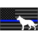 Thn Blue Lne K9 Decal Tactcal Polce Law Enforcement Reflectve