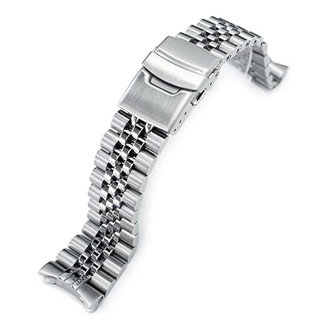 22 mm Edelstahl 316L Super Jubilee Watch Band für Seiko SKX007