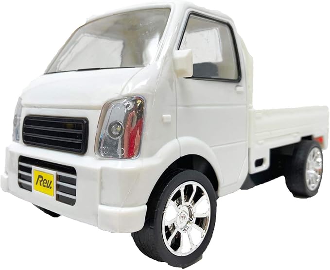 Amazon ラジコン リアル 軽トラック Rc Rev ヘッドライト点灯 6方向対応 リアル内装 ホワイト ラジコン ドローン 通販