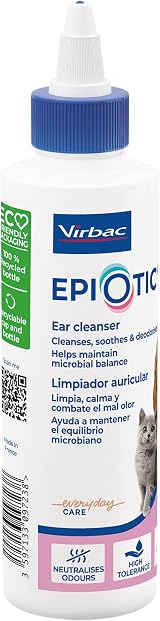 Virbac EpiOtic Ear Cleaner for Dogs & Cats 125 ml | Cleans & Deodorises view 2
