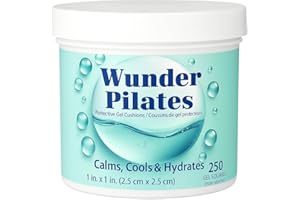 Wunder Pilates Dancers Patches | 250-Count Gel Blister Square Pads | Hydrogel Patches for Prevention of Blisters | Instant Co
