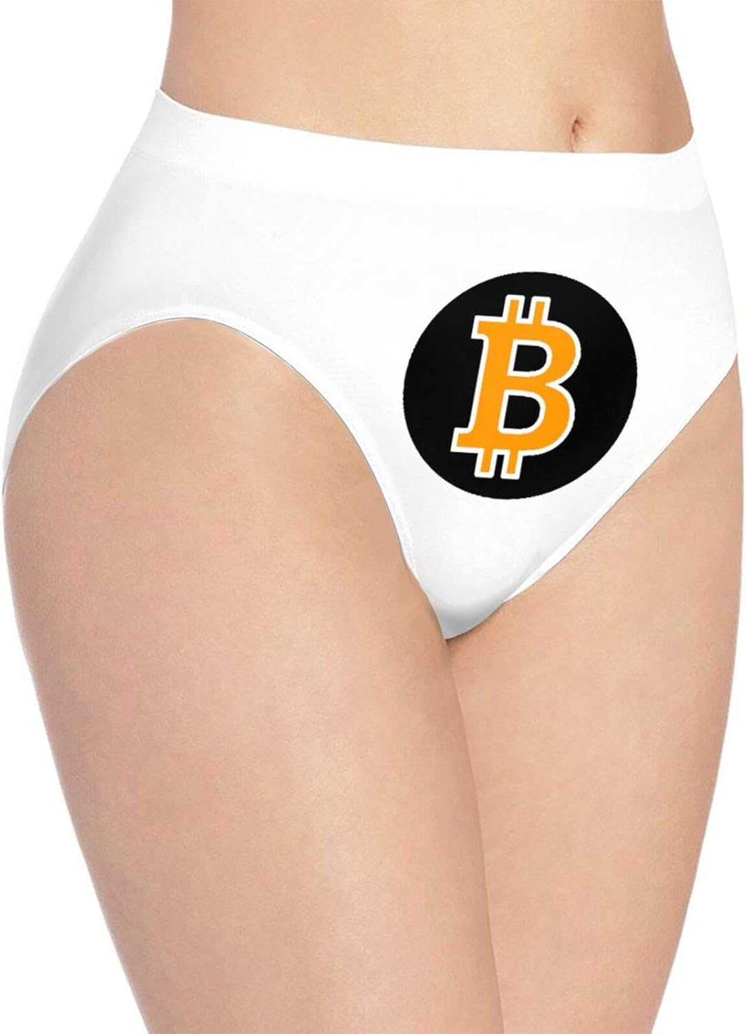 JEFZGNAQ Crypto Currency Logos Bitcoin Ladies Panties Women's Underwear