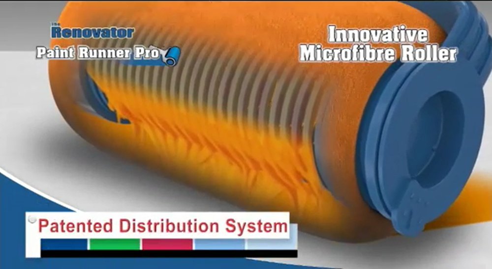 Paint Runner Pro by Renovator No Prep, No Mess. Simply