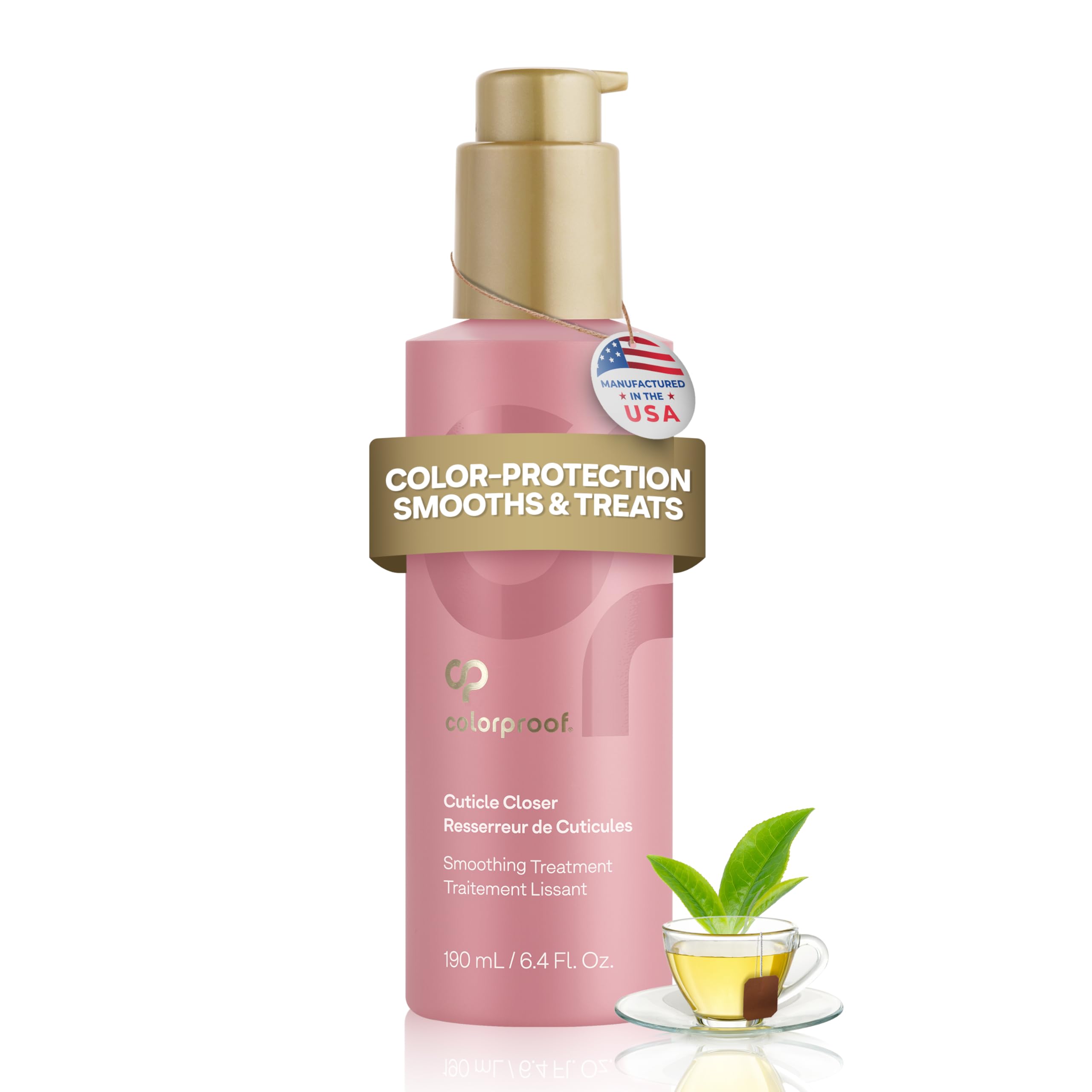 Photo 1 of *NONREFUNDABLE*
ColorProof Smooth Line Cuticle Closer 6.4 Fl. Oz. Rinse-Out Treatment and Hair Smoother for Frizzy Hair, Adds Glossy Shine and Color Protection with White Tea Scent