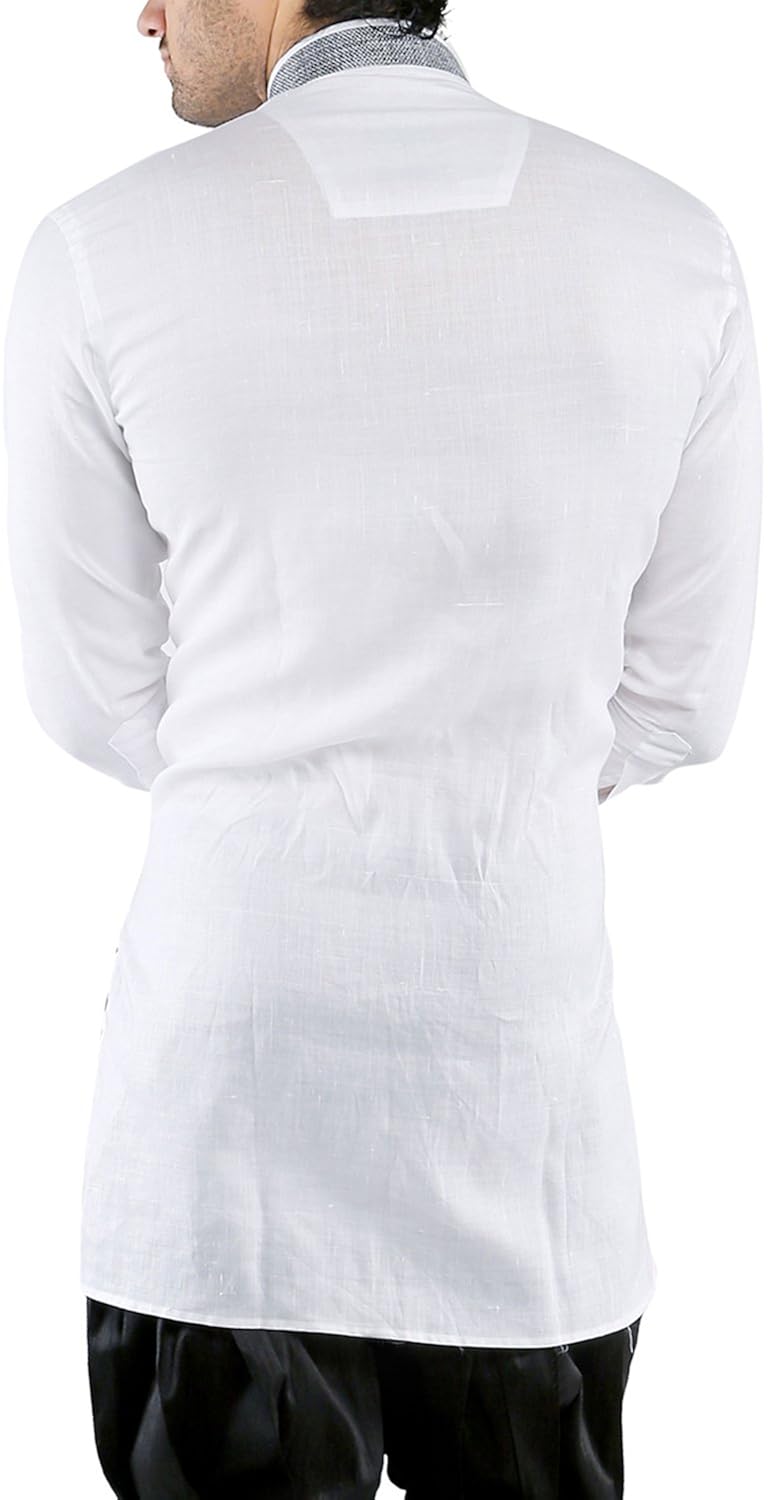 new looks men's linen kurta
