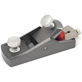 TRUTOPWAY Mini Wood Planer, Premium Aluminum CNC Hand Plane &amp; Wood Shaver with High-Carbon Steel Blade, 1.3x4.25x1.77in Small Woodworking Planer for DIY &amp; Professional Carpenters