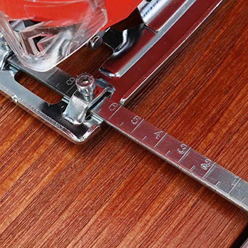 WUAZ Stichsäge 710W 3000SPM Schnitttiefe 110 Mm Für Holz Mit 6 Variablen Geschwindigkeiten 4 Orbital Sets Kegelwinkel… – Bild 7