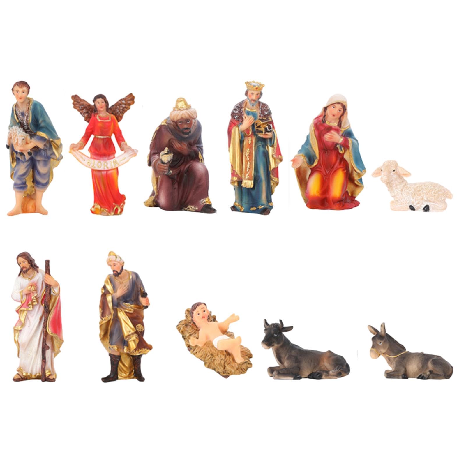 Mua LOLFUN 11 Pcs Nativity Scene Figurine Manger Set Christmas Goods