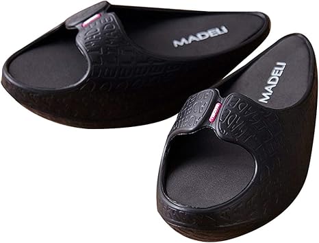 Amazon Co Jp ダイエットスリッパ バランスサンダル 足用シート 猫背を矯正 骨盤ストレッチス 体を鍛える 使用簡単 美脚 ホーム キッチン