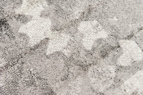 Unique Loom Sofia Collection Dark Gray 8 x 10 Area Rug (8' x 10')