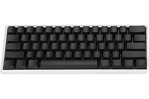 Black Blank Thick PBT OEM Profile 61 ANSI Keycaps for MX Switches Mechanical