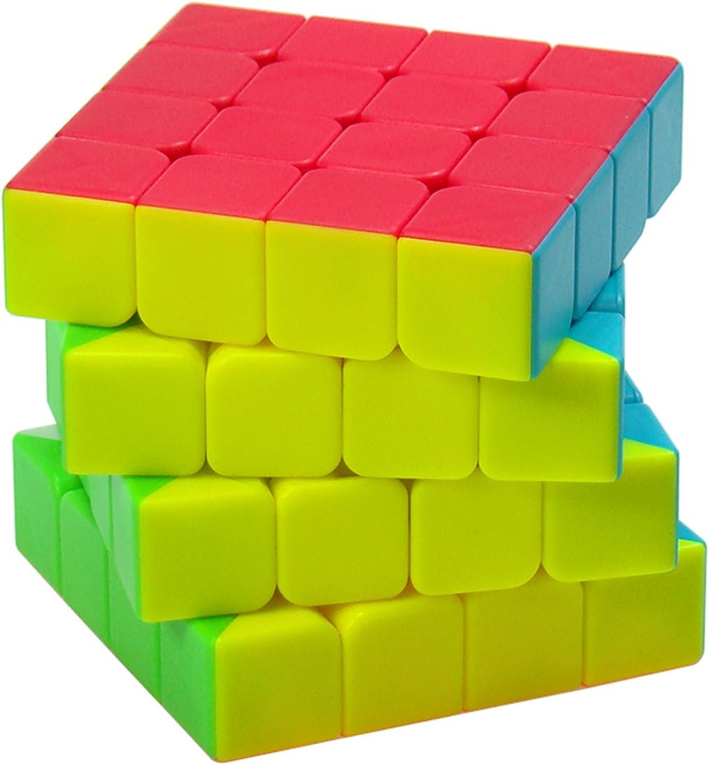 Magic Cube Stickerless Speed Magic Cube Puzzles toy … (4x4x4)
