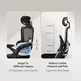 SIHOO Ergonomic Office Chair with Lumbar Support and 3D Armrests view 3