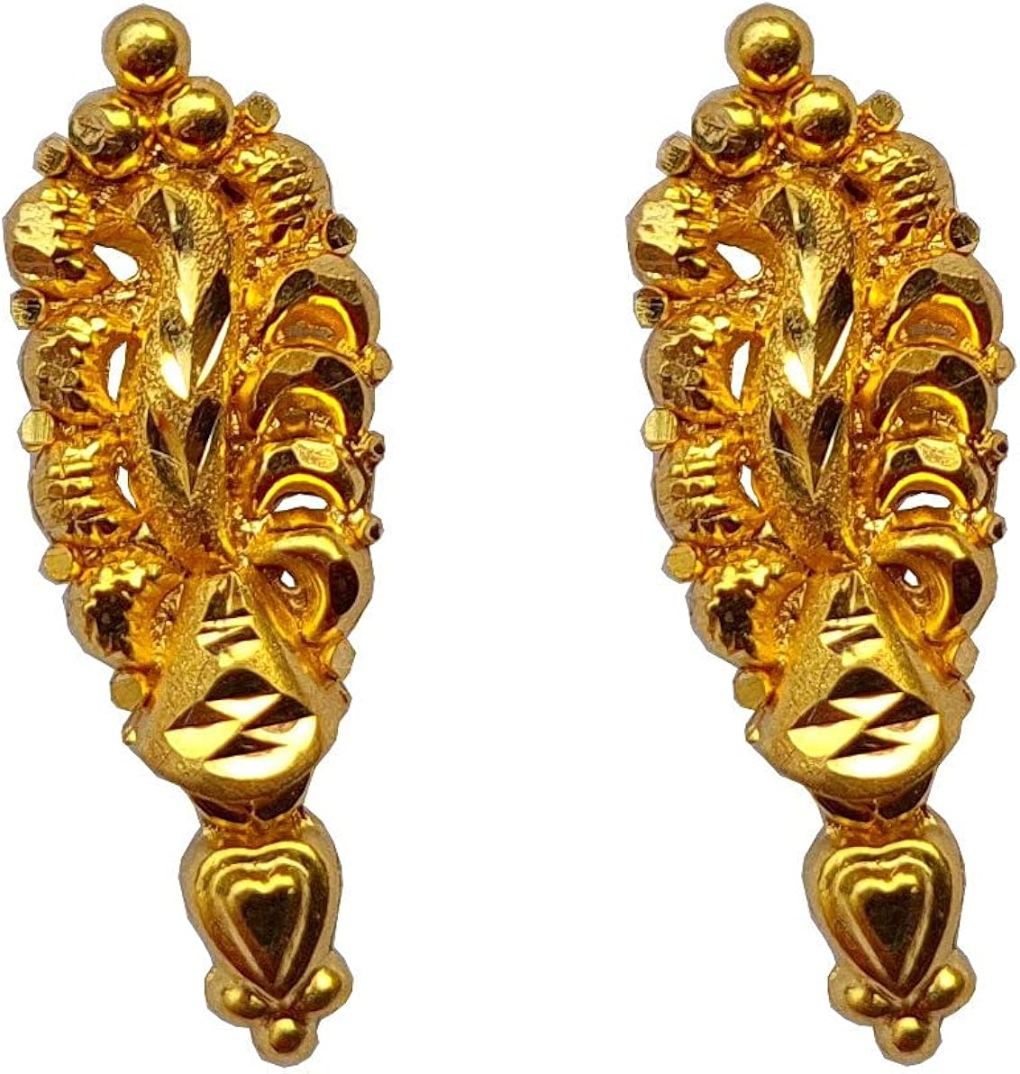 Solid Pure 18K (18 Carat) Yellow Fine Gold Beautiful Design