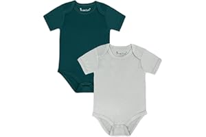 Jimonda Baby Bodysuits Rayon from Bamboo Short Sleeve Baby Boys Girls Rompers Soft Outfits Newborn Clothes