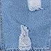 USGreatgorgeous Womens High Waist Distressed Ripped Denim Short Jean Skirts Package Hip Mini Skirts (M,Dark Blue)