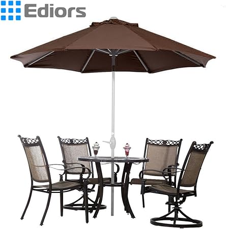 Amazon Com Ediors Deluxe Ivory 9 Ft Cantilever Hanging Patio