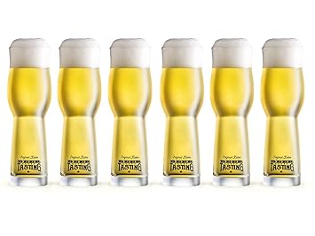 KALEA Bier Verkostungs Glas 6 x 0,33l (Original BeerTasting Degustationsgläser)