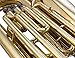 Glory Brass GTU3 3 key B Flat Tuba, Gold finish, with Mouthpiece,Case and Glove,Click to check more choice