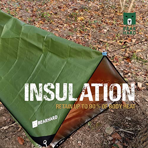 Bearhard 3.0 Heavy Duty Emergency Blanket, Emergency Tarp, Insulated