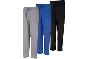 DARESAY Mens Lounge Pants With Pockets - Mens Pajama Pants - Lounge Pants Men, Up to 3XL Pack Of 3
