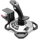 HUYE Steel Clamp-on Joystick Mount Designed for Logitech G Extreme 3D PRO Joystick for Windows, Adjustable Durable Steel Desk Mount Holder (Flight Joystick Not Included)