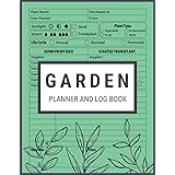 Garden Planner and Log Book: Monthly Gardening Organizer Notebook for Avid Gardeners, Flowers, Vegetable Growing, Plants Prof