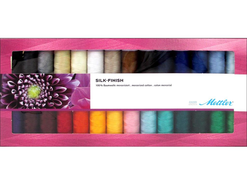Mettler Silk Finish Cotton Thread Gift Pack 2, Multi-Colour, 2.44 x 12.7 x 27.94 cm