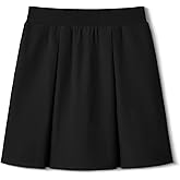 KEREDA Girls School Uniform Pleated Pull-on Scooter Skirts with Undershorts Kids Skorts with Pockets