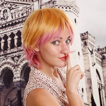 Amazon Com 2018 New European And American Short Hair Color