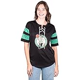 Ultra Game Women's NBA Official Super Soft Mesh Lace-up Jersey Shirt