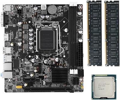 Lodokdre B75 Gaming Motherboard Set LGA 1155 Core i5 3470 CPU 16GB DDR3 RAM