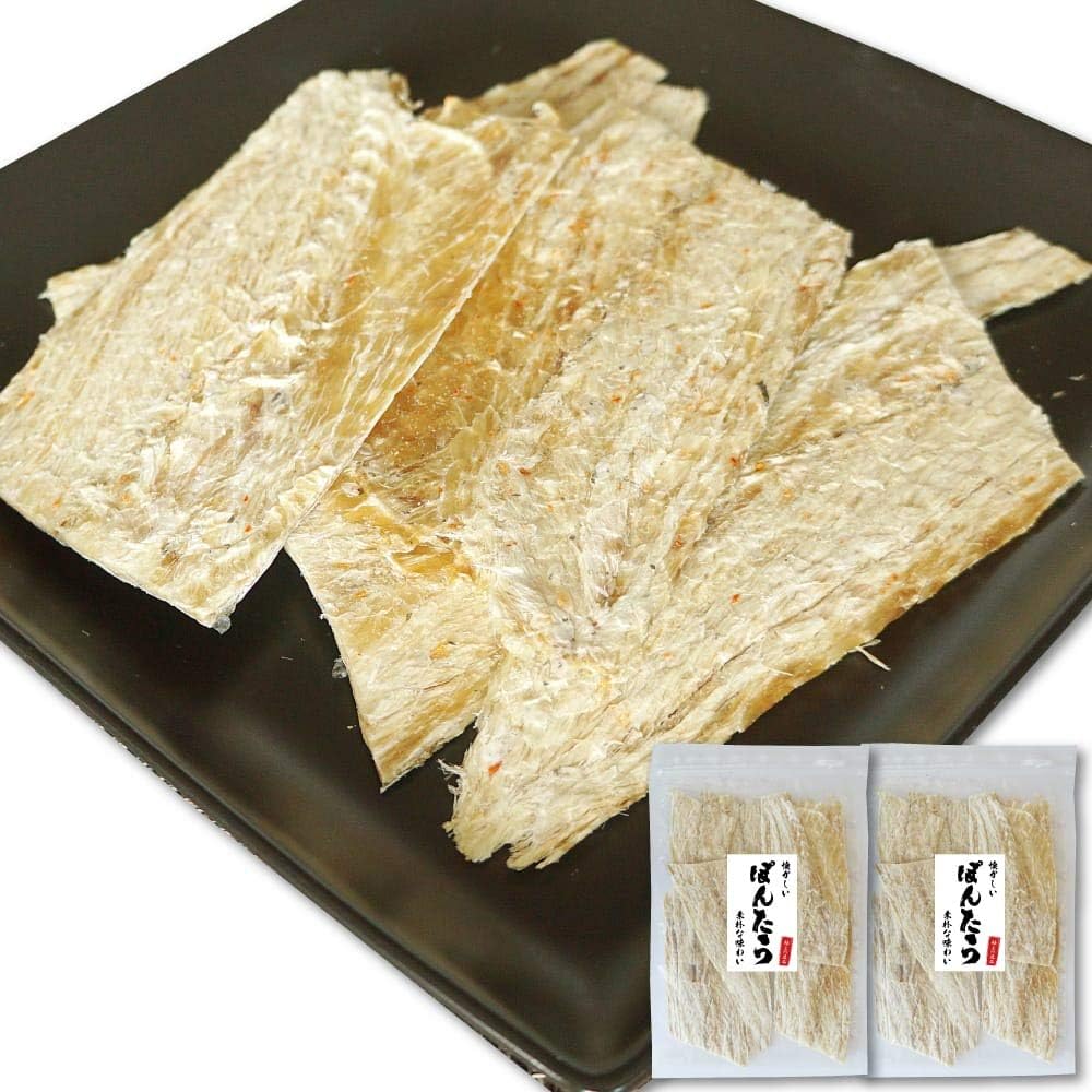 珍味 おつまみ 干し ぽんたら 100g 2袋 北海道産 鱈 昔ながら 素朴な味わい マルユウ舘花商店 おつまみ 珍味 通販 Amazon