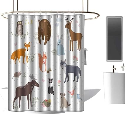 Amazon Com Wixuewu Cabin Decor Shower Curtains For Bathroom
