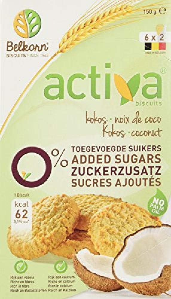 Belkorn - Activa Biscuits - Coconut - 150g