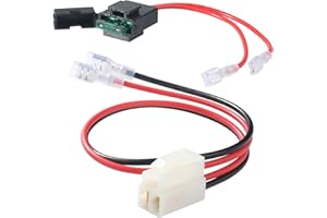 LRWZOV Scooter Battery Harness for Razor MX350 MX400 PR200 Ground Force Battery Wire Harness for Rocket MX350 V33+ MX400 V33+ PR200 v27+ 3 Holes Plug