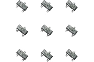 Bridgold 100pcs AO3400 A09T N-Channel Enhancement Mode Field Effect Transistor 30V，SOT-23.