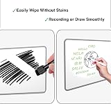 DumanAsen Dry Erase Whiteboard Double Sided Grey 16x12 with Pens Eraser view 5