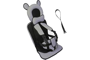 saicheek Toddler Travel Suitcase Seat with Anti-Slip Rope,Ride on Suitcase for Kids,Ride Travel Vest for Babies (Large Gray)