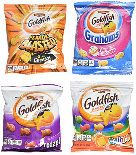 Pepperidge Farm Goldfish Crackers, Variety Pack, 45 ct