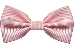 BEWDIO Bow Ties for Boys Pre Tied Toddler Bow Tie Adjustable Kids Bowtie Clip On Baby Bowties for Wedding Party