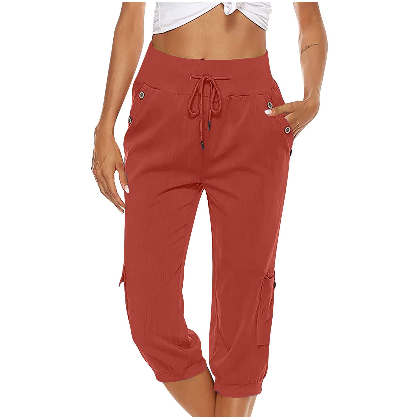 symoid Amazonsmilecom Capri Pants for Women Summer