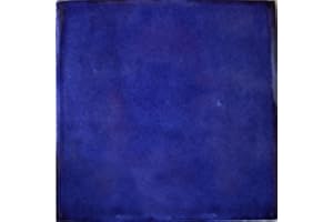 FINE CRAFTS IMPORTS 4.2x4.2 9 pcs Cobalt Blue Talavera Mexican Tile