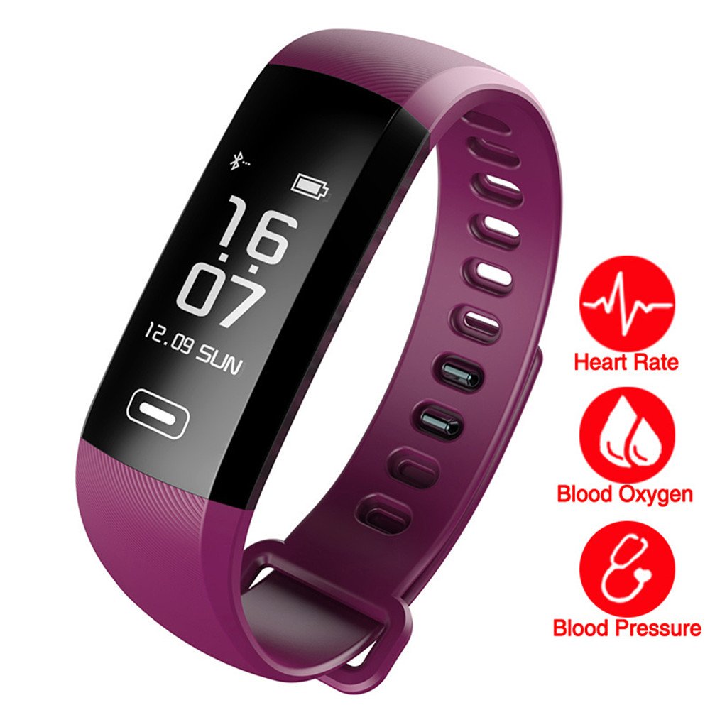 Read Smart Fitness Tracker Smart Watch With Blood Pressure Heart