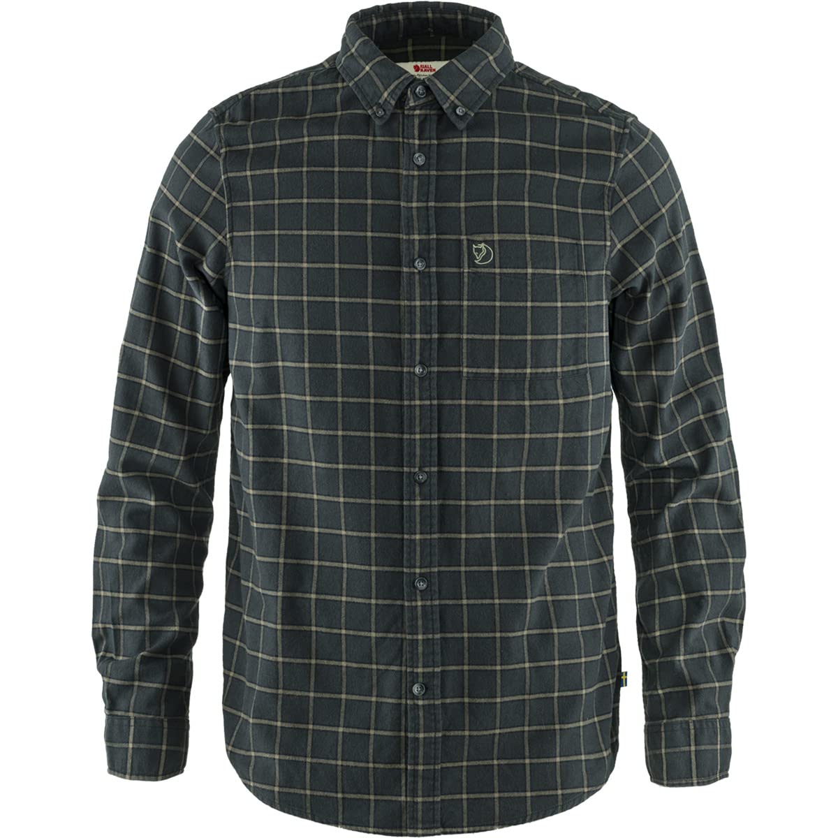 FJALLRAVEN F82979-030 Övik Flannel Shirt M Dark Grey S