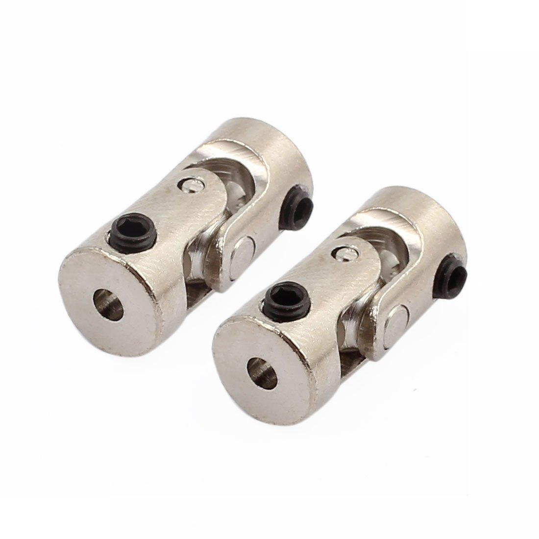 Sourcingmap 2.3mm to 2.3mm Inner Dia Rotatable Universal Metal U Joint Coupler 2pcs
